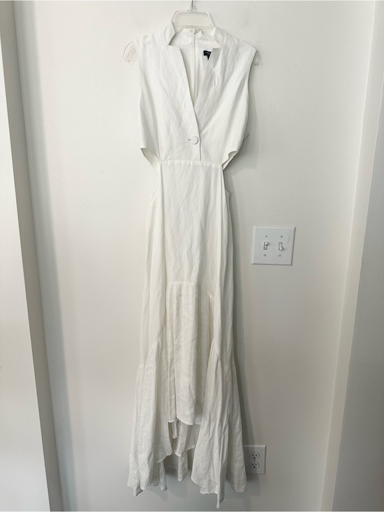 Karen Millen Dresses & Skirts - Karen Millen Ivory Linen Blend Maxi Dress 2